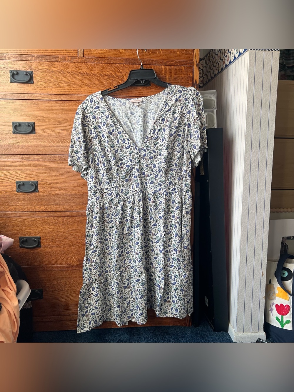 2x NWOT Knox Rose Blue & White Floral Dress